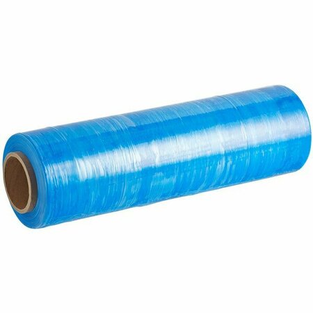 LAVEX 18'' x 1500' 80 Gauge Blue Tint Stretch Wrap / Hand Film, 4PK 183HFBLU1500